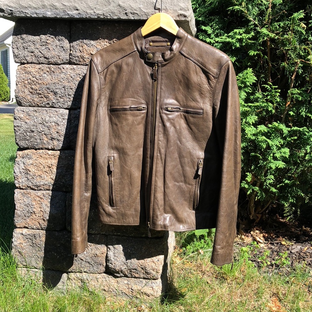 Coach Leather Racing Jacket (Additional Pictures)